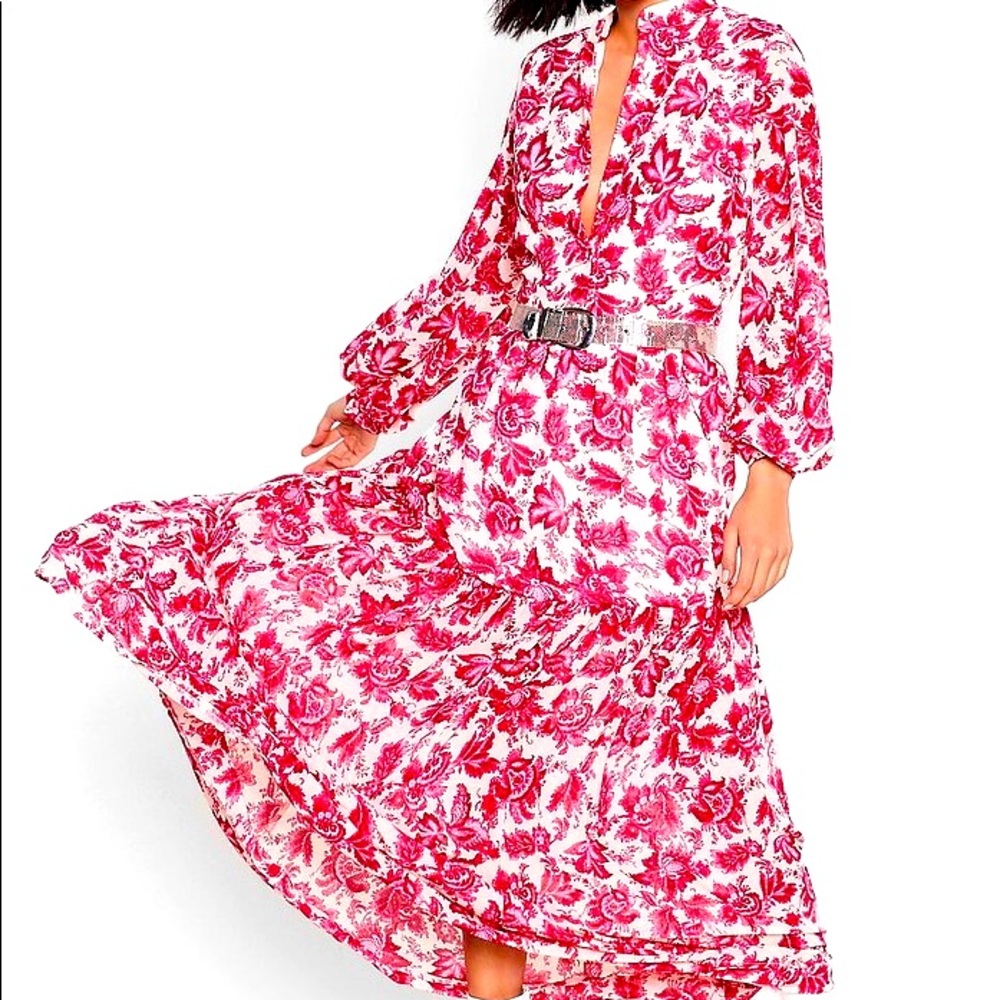 Nasty Gal Paisley No Mind Floral Maxi Dress